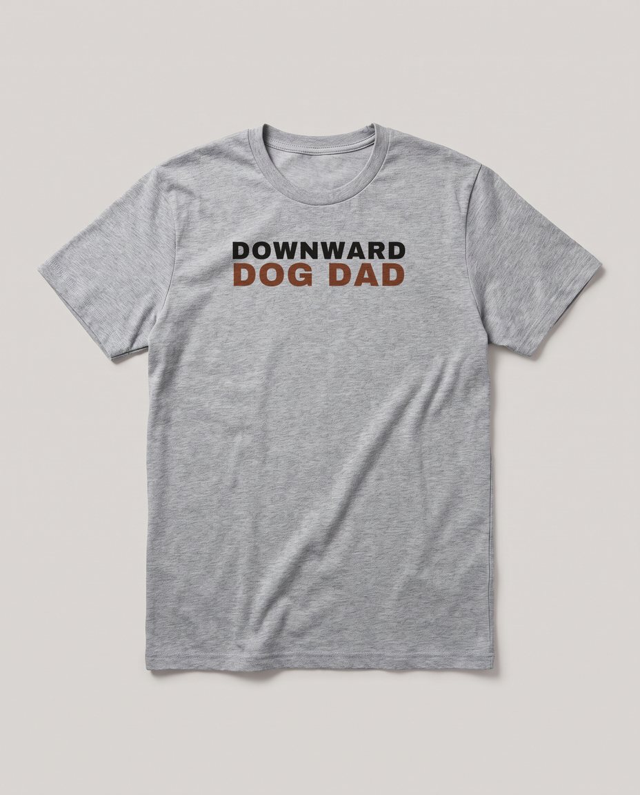 Downward Dog Dad tee